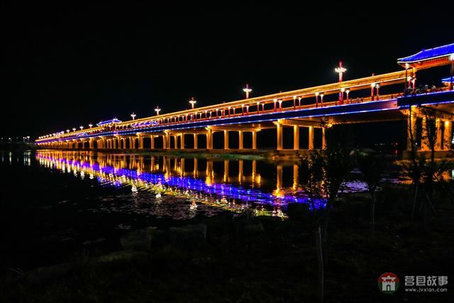 莒縣沭河濕地公園，上演激光水幕音樂噴泉，真是太棒了
